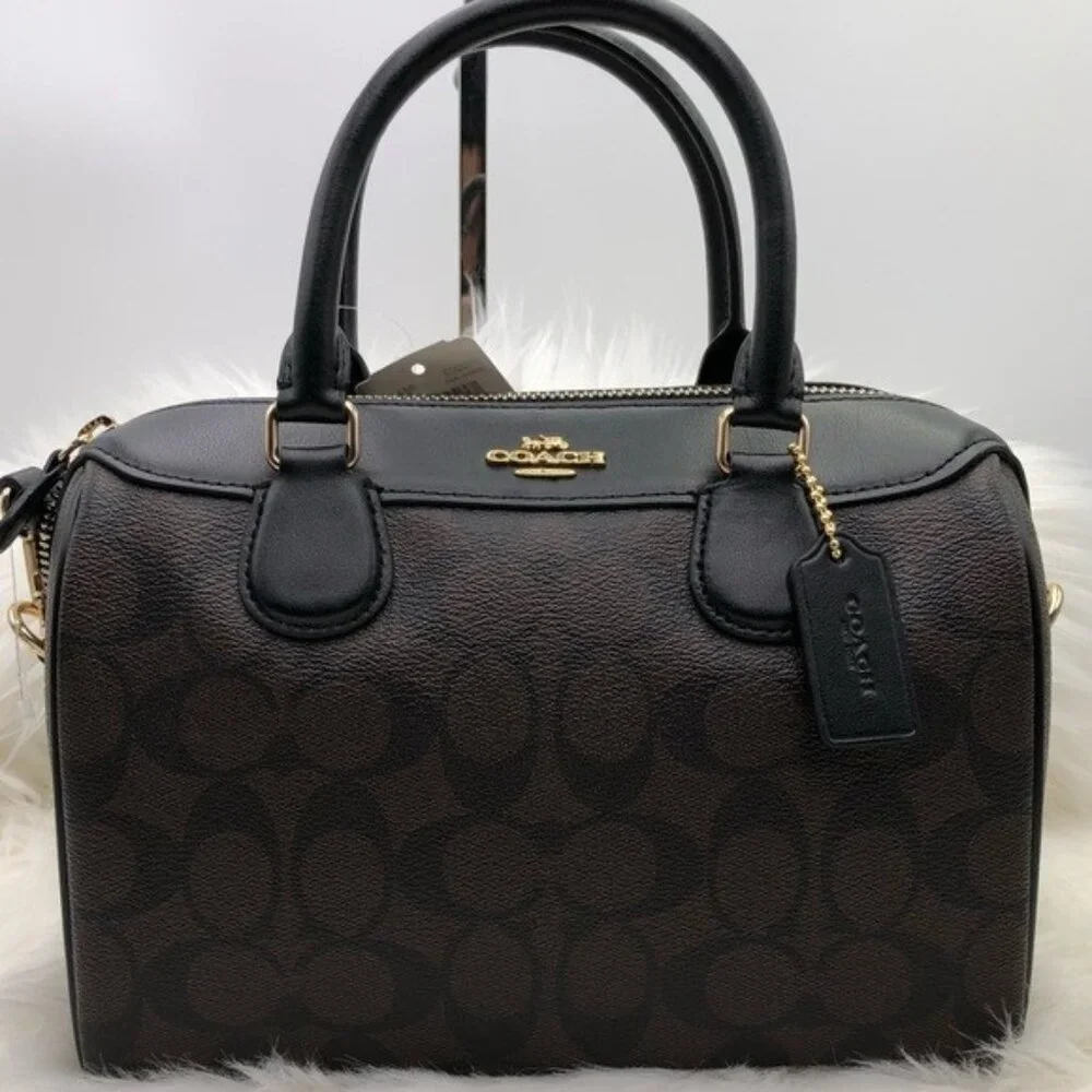Coach Euc Signature Mini Bennett Shoulder Bag